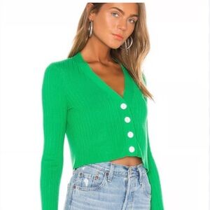 LOVERS + FRIENDS CROP CARDIGAN SIZE M NWT